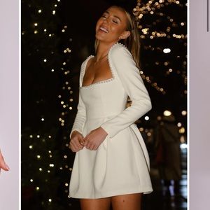 Odd Muse - The Ultimate Muse Pearl Dress - White